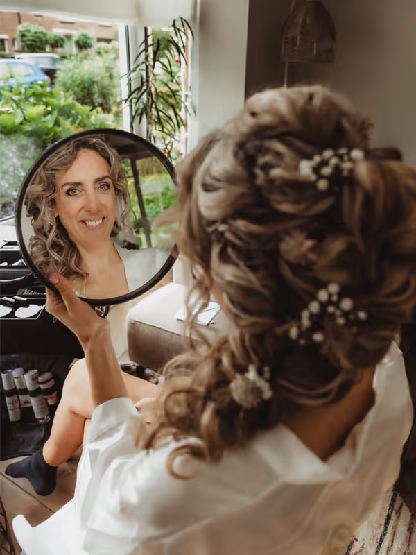 Bruidskapse, close up